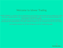 Tablet Screenshot of ishwartrading.com